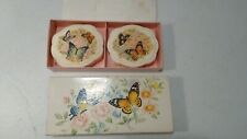 Vintage Avon Butterflies and Blossoms soap 2 3oz each bar new in box picture