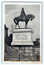 c1930s Monument to Gen. Devens, Worcester Massachusetts MA Vintage Postcard picture