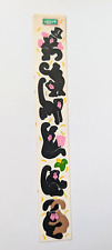Vintage 1980s Collectible Unpeeled Toots Monkeys Sticker Strip picture