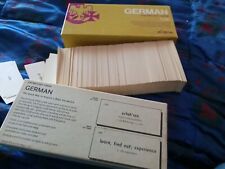 Vintage German Vocabulary Cards VE-514 Original Box picture