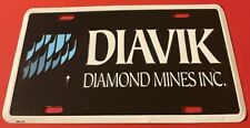 Diavik Diamond Mines Inc Booster License Plate Yellowknife Canada Miner picture