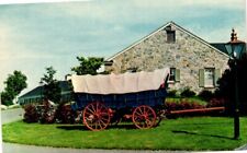 conestoga motor inn lancaster pennsylvania wagon vintage postcard picture