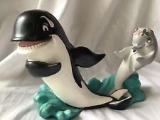 Vintage Sea World Shamu & Dolly Dolphin 7
