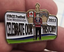VTG Lapel Pinback Gold Tone 2013 Hyack Festival New Westminster British Columbia picture