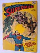 SUPERMAN # 59 DC 1949 FIRST USE OF HEAT VISION picture