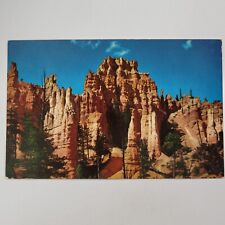 The Queens Castle Bryce National Park UT Utah Chrome Vintage Postcard Towers picture