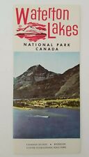 Vintage 1956 Travel Brochure - Waterton Lakes National Park, Canada picture