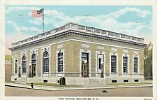Vintage Postcard  NEW HAMPSHIRE  POST OFFICE, ROCHESTER  POSTED  1920 picture
