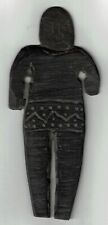 early man indian artifact slate stone HUMAN EFFIGY 3 x 5 3/4 inch primitive picture
