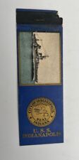 Original U.S.S. Indianapolis CL/CA-35 Heavy Cruiser Ship WWII Matchcovers 1940's picture