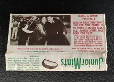 Poor 1972 Nabisco Junior Mints Box Laurel & Hardy Card #8 Vintage Candy Vintage picture