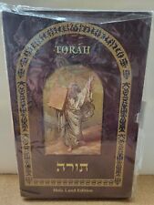 TORAH / תורה / HOLY LAND EDITION  HEBREW & ENGLISH ENGRAVINGS ILLUMINATED SEALED picture