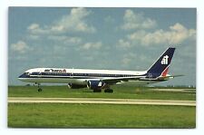 Boeing B-757-28A C-GTSN MSN 24543 Air Transat Paris France Vintage Postcard picture