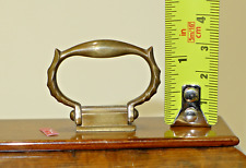 y) Antique/Vintage ORIGINAL CAST BRASS BRACKET HANDLE for ELLIOTT Mantle Clocks picture