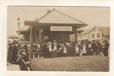 RPPC  FUNERAL AT ERIE RAILROD STATION in NORTH COLLINS NY ERIE COUNTY picture