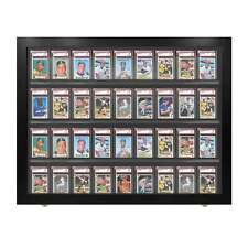 PENNZONI Sports Card Display Case, Holds 36 PSA Graded Sports & Playing Cards picture