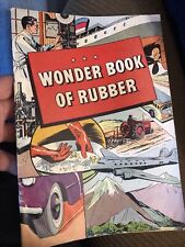 Vintage Comic book Wonder Book of Rubber 1947, B.F. Goodrich Advertising picture