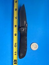 CRKT Drifter 6450K Pocket Knife Needs Cleaning.     See Pics.    #61A picture