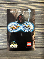 Vintage 1999 Lego Star Wars Use The Force Darth Maul Postcard picture