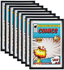 Comic Book Frame 8 Pack UV ProtectionWhite Mat Fits Current Comics up to ... picture