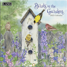 Lang Birds In The Garden 2025 Mini Wall Calendar w picture