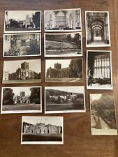 Lot Of 13 Real Photo Postcards 1930’s Milton Abbey Sussex England. 16thC Gothic. picture