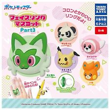 Pokemon Face Ring Mascot Part.3 Capsule Toy 5 Types Full Comp Set Gacha New picture