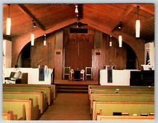 c1980s First Christian Church Haines City Florida Interior Vintage Postcard picture