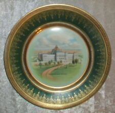 Antique Tatler & Lawson Thomas Jefferson D.C. Library 22K Green Rosenthal Plate picture
