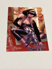 Karma 2013 Women of Marvel Series 2 Ruby Parallel Card #37 SP RARE /50 picture