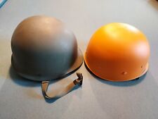 Vintage Austrian Military Army Steel Pot Combat Helmet #U-SCH-89 & Liner picture