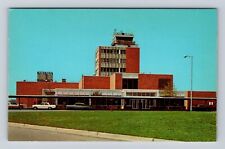 Canton OH- Ohio, Akron-Canton Airport, Antique, Vintage Souvenir Postcard picture