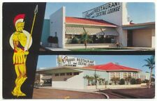 St. Petersburg & Tarpon Springs FL Louis Pappas' Restaurant Postcard Florida  picture