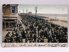 Postcard Atlantic City New Jersey Boardwalk Posted 1907 picture