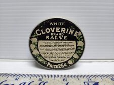 Vintage Advertising Tin Cloverine Salve Wilson Chemical Company Tyrone PA picture