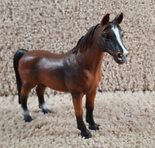 2000 Schleich Retired Model Brown Arabian Gelding Stallion Horse Figure picture