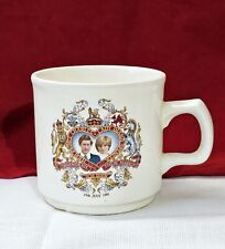 1981 Royal Wedding Princess Diana & Prince Charles England ceramic souvenir Mug picture