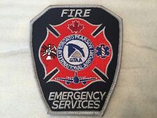 1 New GTAAA Toronto Airport Fire Services Shoulder Patch-Old Ontario - Airplane picture
