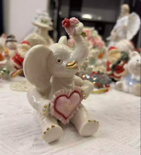 Lenox Cute Elephant with Heart Be Mine Sculpture Figurine Decor Wedding Gift picture