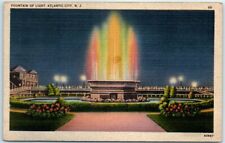 Postcard - Fountain Of Light, Atlantic City, New Jersey picture