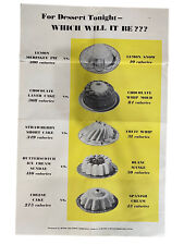 1920s Knox Gelatin Dessert Ad Poster Retro Kitchen Wall Art VTG Gelatine Molds picture