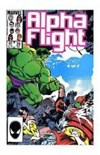 ALPHA FLIGHT 29 NM 9.6 9.8 HULK NonCirculated CASE Copper MARVEL 1985 stockimage picture