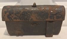 Original Indian Wars 1878 Baker & McKenney Brown Leather Cartridge Box picture