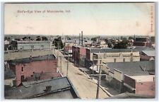 1911 MONROEVILLE, IN Postcard-  BIRDS EYE VIEW OF MONROEVILLE IND picture