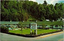 Holiday Motel Streetview St Johnbury Vermont Swimming Pool Chrome Postcard picture