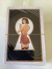 Sexy Keyhole Peeping Tom Risque Pinup Deck Playing Cards Vintage SEALED picture