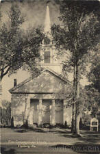 Fryeburg,ME First Congregational Church Oxford County Maine George French picture
