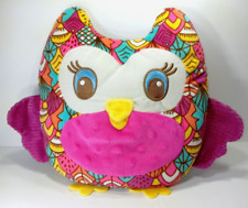 2016 Girl Scouts GSA Plush Owl Celebrating 100 Years of GS Cookies Pocket Pillow picture