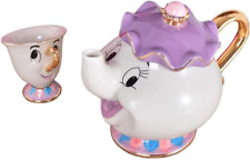 Beauty and The Beast Cartoon Mrs.Potts Chip Tea Pot & Cup set Teapot Mug Potts & picture