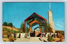Rancho Palos Verdes CA-California, The Wayfarers' Chapel, Vintage Postcard picture